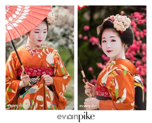 portrait with maiko japan photo guide